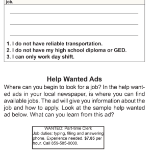 The Job for Me