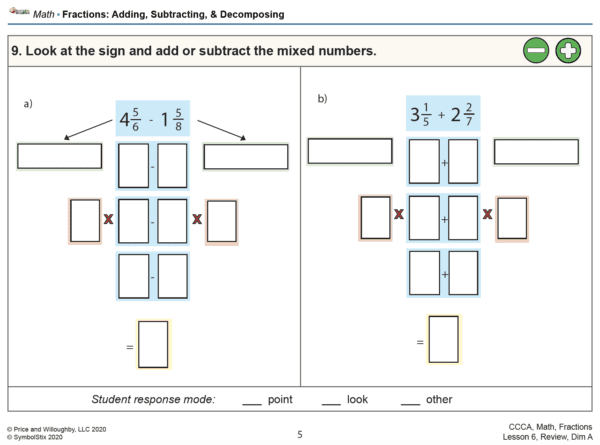 Fractions - adding, subtracting, and decomposing - Image 3