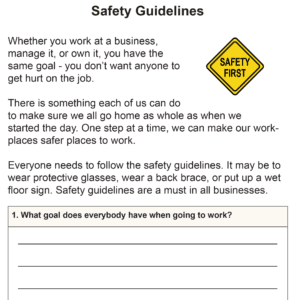 Vocational Unit: Workforce Safety
