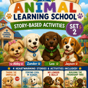 Adventures at Animal Learning School: Story-Based Activities (set 2)